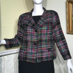 Talbots?Multi-Colour Loomed Short Jacket